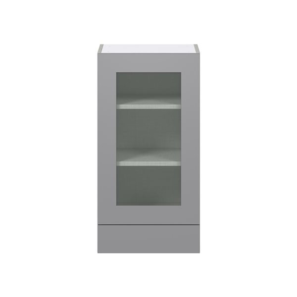 Hugo&Borg Beaumont 18 x 35 x 14.88-in Painted Slate Grey Door and Drawer Wall Semi-Custom Cabinet