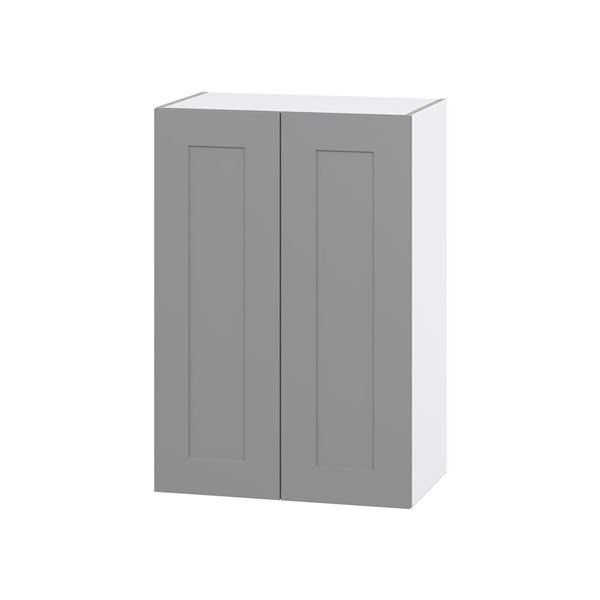 Hugo&Borg Beaumont 24 x 35 x 14.88-in Painted Slate Grey Door Wall Semi-Custom Cabinet