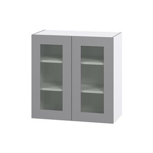 Hugo&Borg Beaumont 30 x 30 x 14.88-in Painted Slate Grey Door Wall Semi-Custom Cabinet