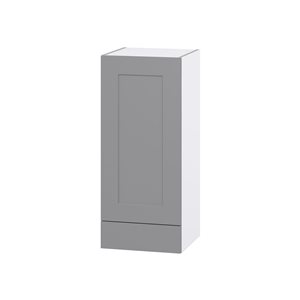 Hugo&Borg Beaumont 15 x 35 x 14.88-in Painted Slate Grey Door and Drawer Wall Semi-Custom Cabinet