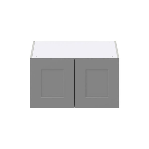 Hugo&Borg Beaumont 27 x 15 x 24.88-in Painted Slate Grey Door Wall Semi-Custom Cabinet