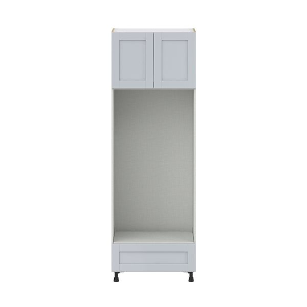 Hugo&Borg Charlesberg 30 x 89.5 x 24.88-in Light Grey Door and Drawer Pantry Semi-Custom Cabinet