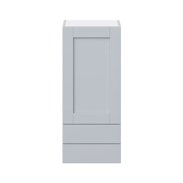 Hugo&Borg Charlesberg 15 x 35 x 14.88-in Light Grey Door and Drawer Wall Semi-Custom Cabinet