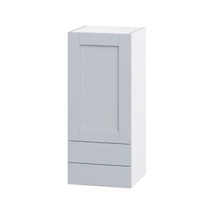 Hugo&Borg Charlesberg 15 x 35 x 14.88-in Light Grey Door and Drawer Wall Semi-Custom Cabinet