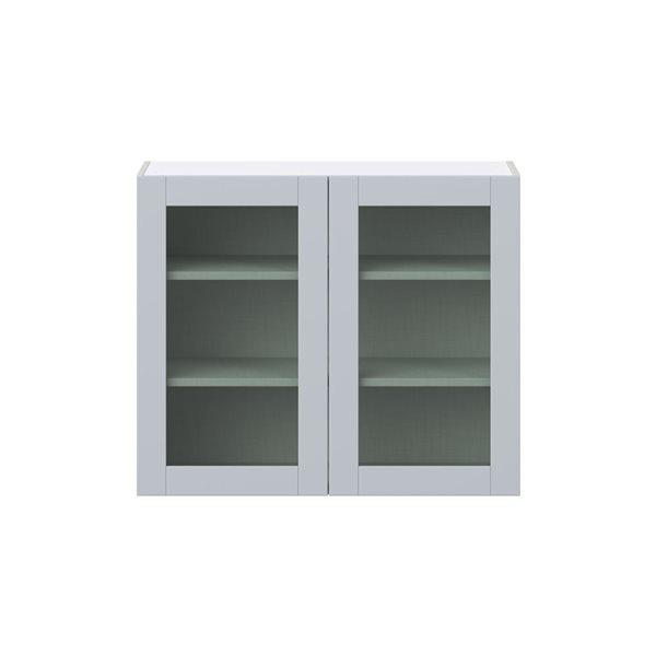 Hugo&Borg Charlesberg 36 x 30 x 14.88-in Light Grey Door Wall Semi-Custom Cabinet