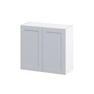 Hugo&Borg Charlesberg 33 x 30 x 14.88-in Light Grey Door Wall Semi-Custom Cabinet