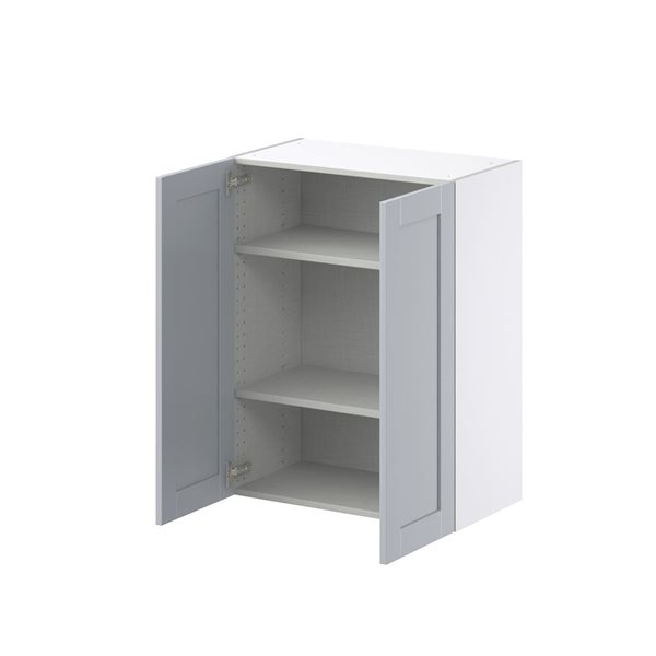 Hugo&Borg Charlesberg 27 x 35 x 14.88-in Light Grey Door Wall Semi-Custom Cabinet