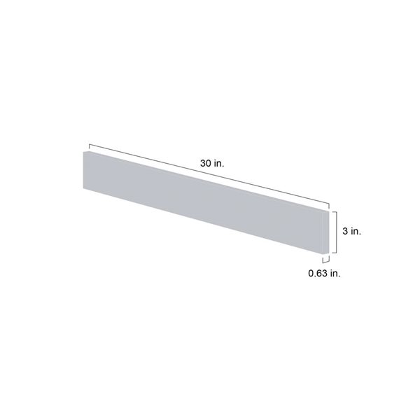 Hugo&Borg Charlesberg 3 x 30 x 0.63-in Cabinet Fill Strip