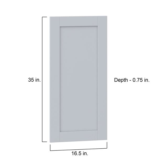 Hugo&Borg Charlesberg 16.5 x 35 x 0.75-in Cabinet Door Front