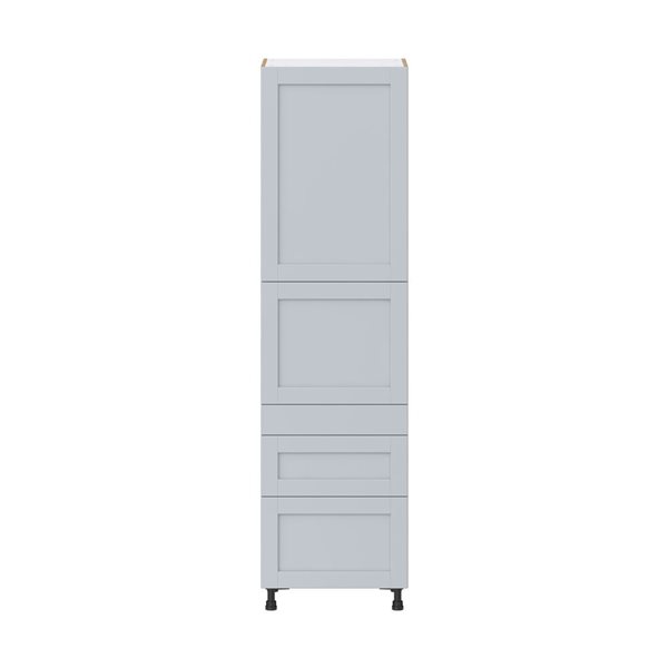 Hugo&Borg Charlesberg 24 x 89.5 x 24.88-in Light Grey Door and Drawer Pantry Semi-Custom Cabinet