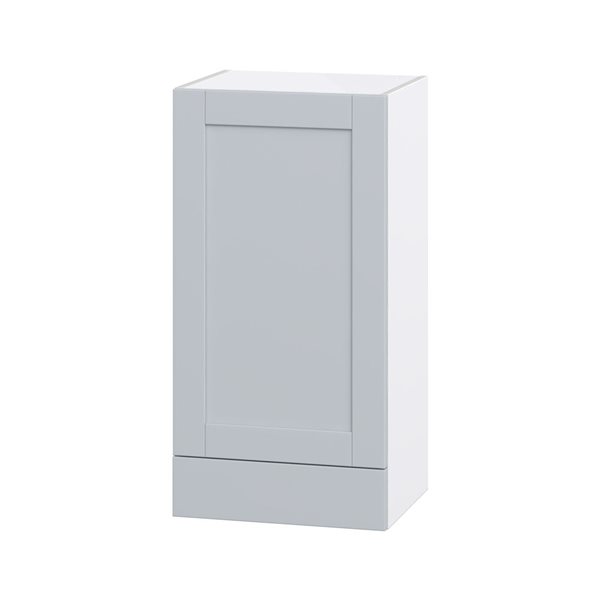 Hugo&Borg Charlesberg 18 x 35 x 14.88-in Light Grey Door and Drawer Wall Semi-Custom Cabinet