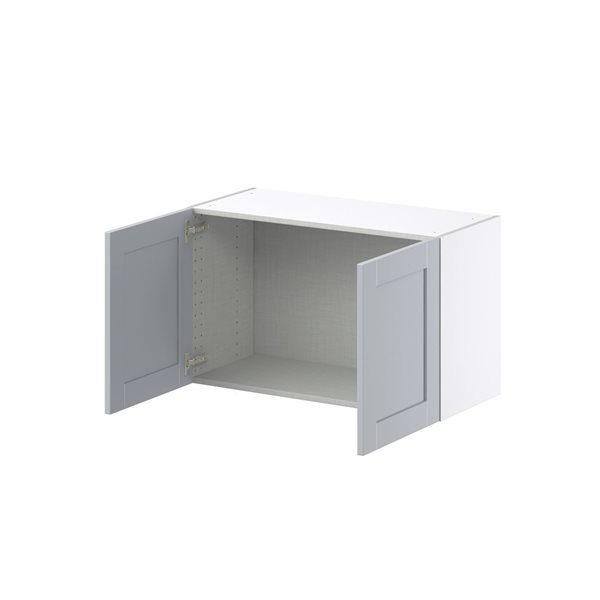 Hugo&Borg Charlesberg 33 x 20 x 14.88-in Light Grey Door Wall Semi-Custom Cabinet