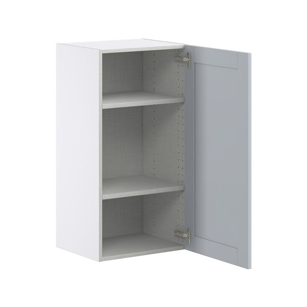 Hugo&Borg Charlesberg 18 x 35 x 14.88-in Light Grey Door Wall Semi-Custom Cabinet