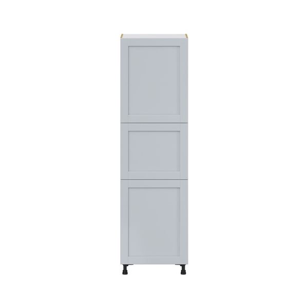 Hugo&Borg Charlesberg 24 x 84.5 x 24.88-in Light Grey Door and Drawer Pantry Semi-Custom Cabinet