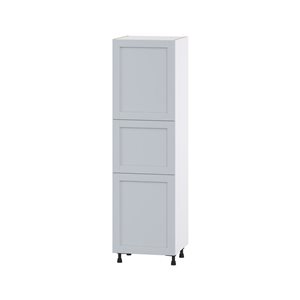 Hugo&Borg Charlesberg 24 x 84.5 x 24.88-in Light Grey Door and Drawer Pantry Semi-Custom Cabinet