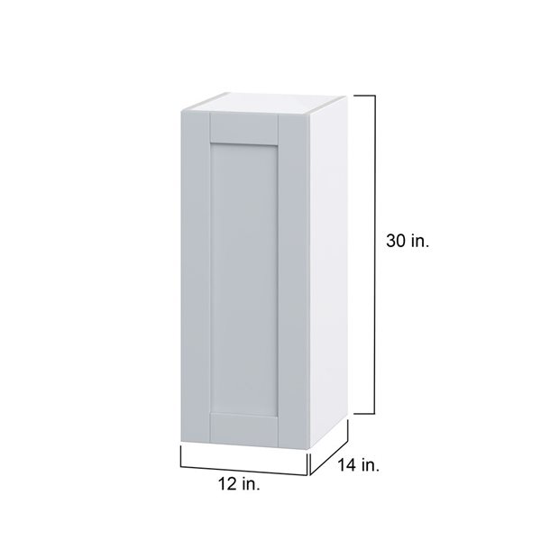 Hugo&Borg Charlesberg 12 x 30 x 14.88-in Light Grey Door Wall Semi-Custom Cabinet