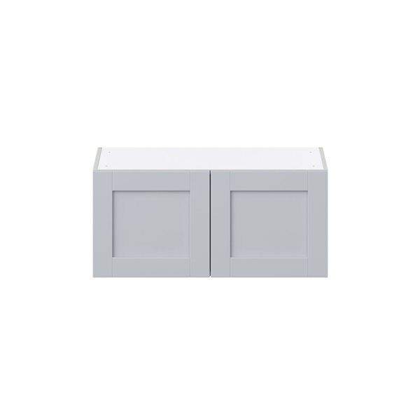 Hugo&Borg Charlesberg 33 x 15 x 14.88-in Light Grey Door Wall Semi-Custom Cabinet