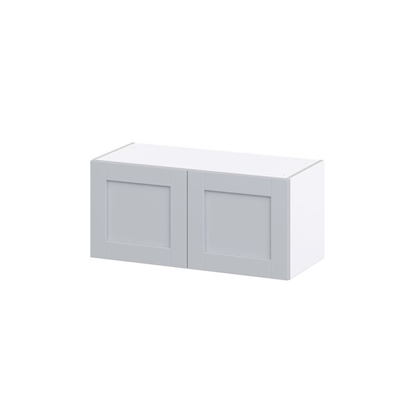 Hugo&Borg Charlesberg 33 x 15 x 14.88-in Light Grey Door Wall Semi-Custom Cabinet