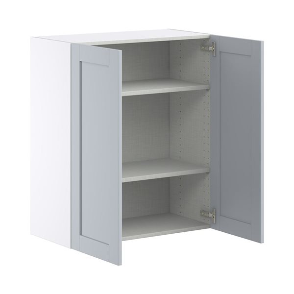 Hugo&Borg Charlesberg 30 x 35 x 14.88-in Light Grey Door Wall Semi-Custom Cabinet