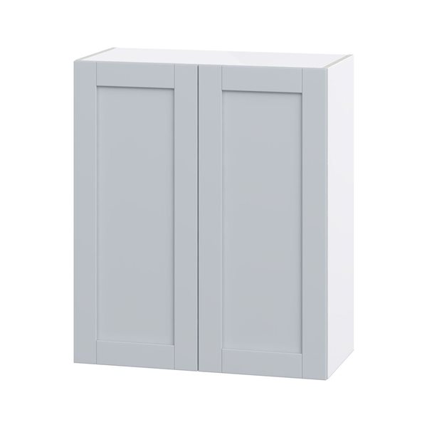 Hugo&Borg Charlesberg 30 x 35 x 14.88-in Light Grey Door Wall Semi-Custom Cabinet