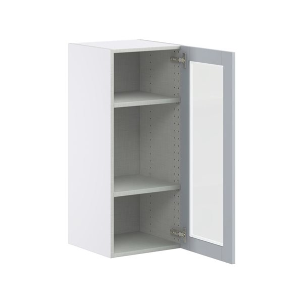 Hugo&Borg Charlesberg 15 x 35 x 14.88-in Light Grey Door Wall Semi-Custom Cabinet