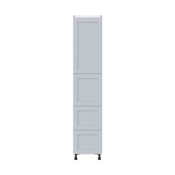 Hugo&Borg Charlesberg 18 x 89.5 x 24.88-in Light Grey Door and Drawer Pantry Semi-Custom Cabinet