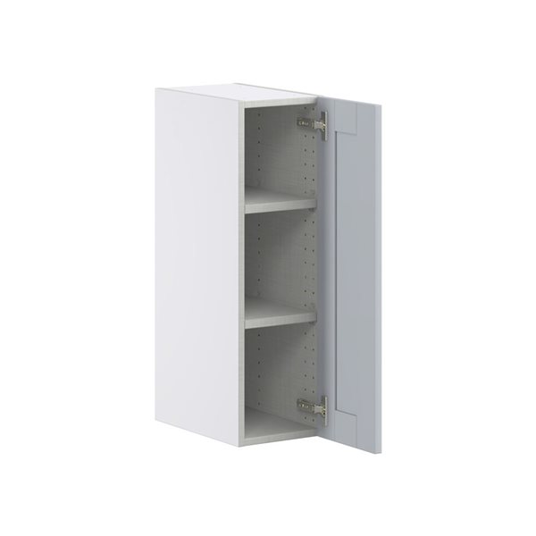 Hugo&Borg Charlesberg 9 x 30 x 14.88-in Light Grey Door Wall Semi-Custom Cabinet