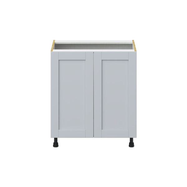 Hugo&Borg Charlesberg 30 x 34.5 x 24.88-in Light Grey Sink Base Semi-Custom Cabinet