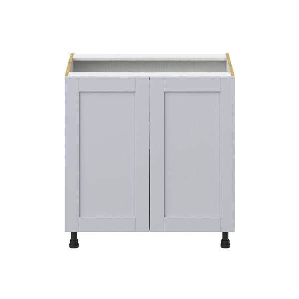 Hugo&Borg Charlesberg 33 x 34.5 x 24.88-in Light Grey Door Base Semi-Custom Cabinet