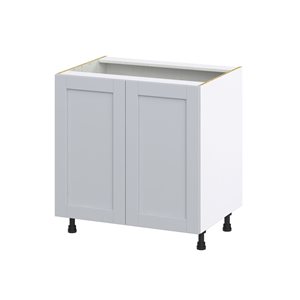 Hugo&Borg Charlesberg 33 x 34.5 x 24.88-in Light Grey Door Base Semi-Custom Cabinet