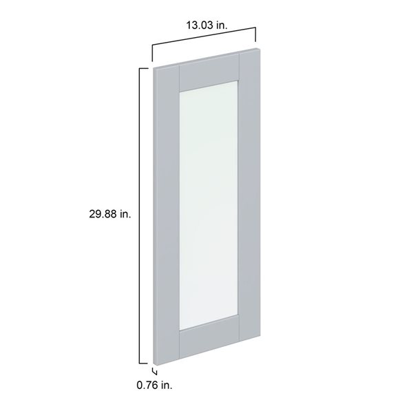 Hugo&Borg Charlesberg 13.03 x 29.88 x 0.75-in Cabinet Door Front