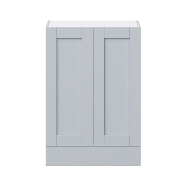 Hugo&Borg Charlesberg 24 x 35 x 14.88-in Light Grey Door and Drawer Wall Semi-Custom Cabinet