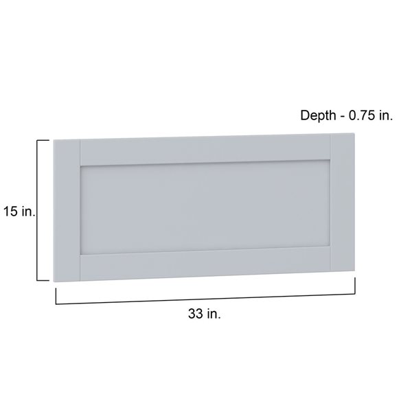 Hugo&Borg Charlesberg 33 x 15 x 0.75-in Cabinet Drawer Front