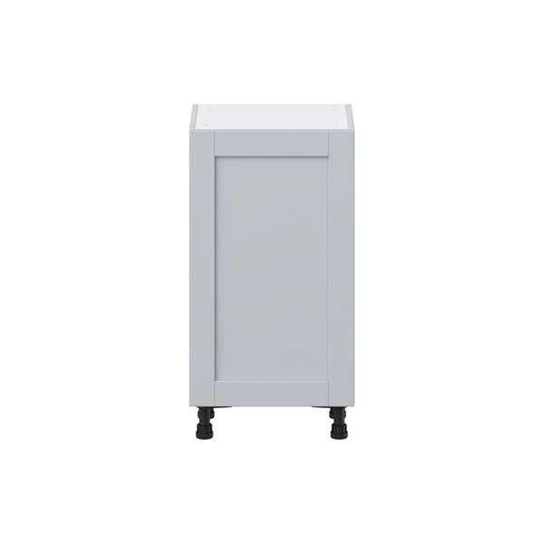 Hugo&Borg Charlesberg 18 x 34.5 x 14.88-in Light Grey Door Base Semi-Custom Cabinet