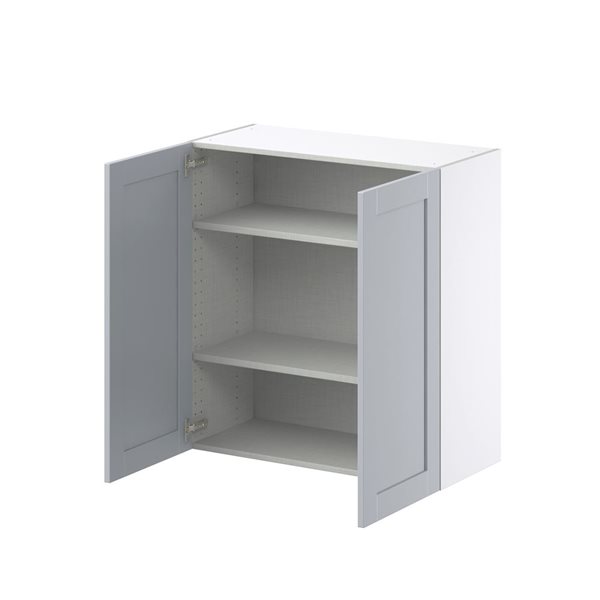 Hugo&Borg Charlesberg 33 x 35 x 14.88-in Light Grey Door Wall Semi-Custom Cabinet