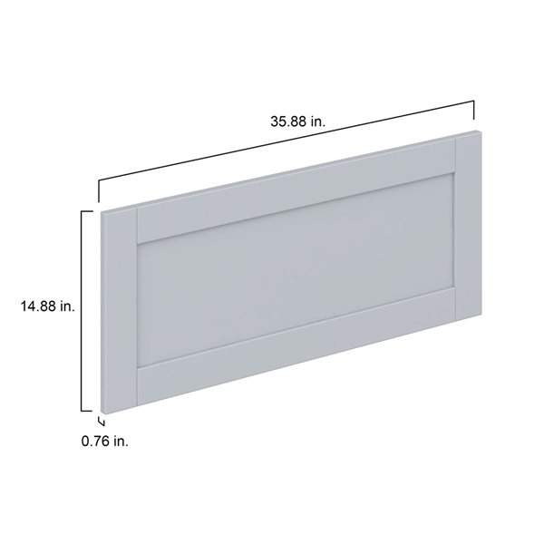 Hugo&Borg Charlesberg 35.88 x 14.88 x 0.75-in Cabinet Drawer Front