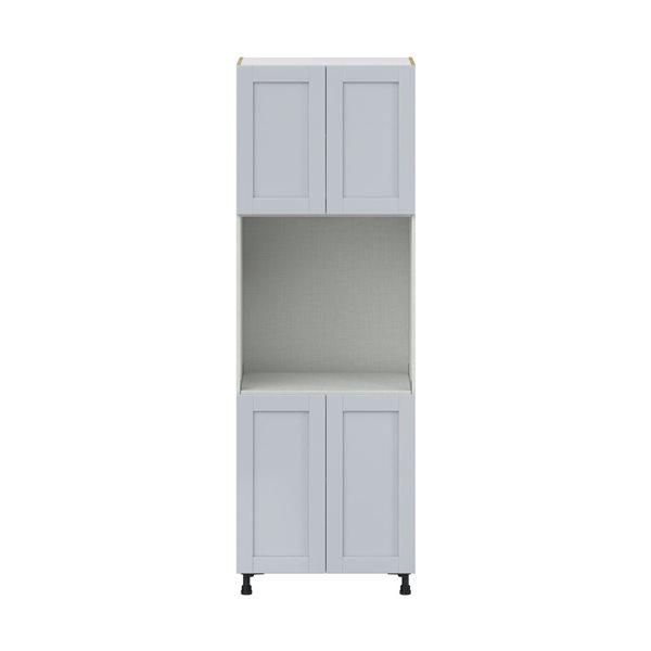 Hugo&Borg Charlesberg 30 x 89.5 x 24.88-in Light Grey Door Pantry Semi-Custom Cabinet