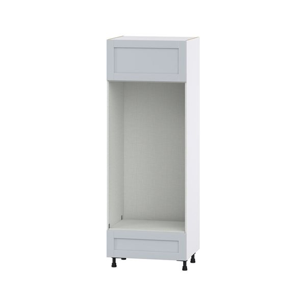 Hugo&Borg Charlesberg 30 x 84.5 x 24.88-in Light Grey Door and Drawer Pantry Semi-Custom Cabinet