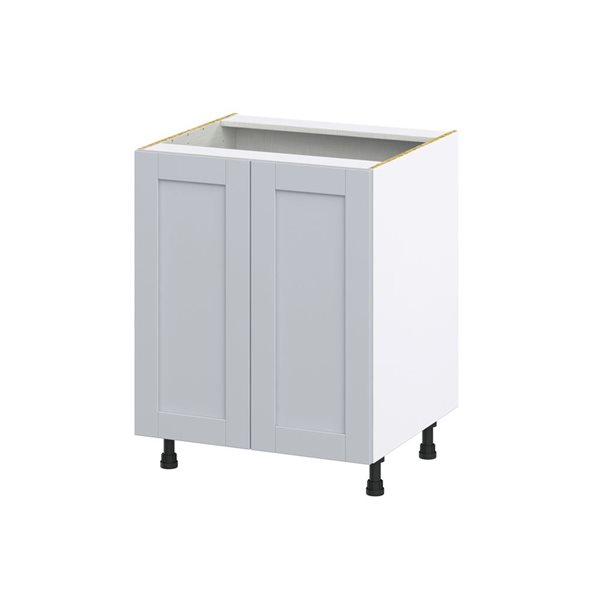 Hugo&Borg Charlesberg 27 x 34.5 x 24.88-in Light Grey Door Base Semi-Custom Cabinet