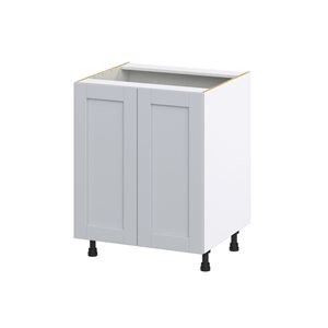 Hugo&Borg Charlesberg 27 x 34.5 x 24.88-in Light Grey Door Base Semi-Custom Cabinet