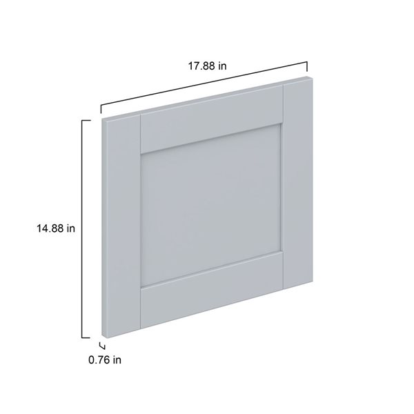 Hugo&Borg Charlesberg 17.88 x 14.88 x 0.75-in Cabinet Drawer Front