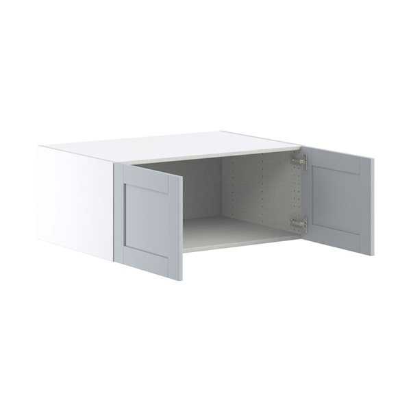 Hugo&Borg Charlesberg 36 x 15 x 24.88-in Light Grey Door Wall Semi-Custom Cabinet