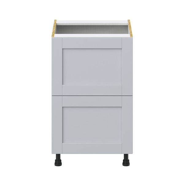 Hugo&Borg Charlesberg 21 x 34.5 x 24.88-in Light Grey Drawer Base Semi ...