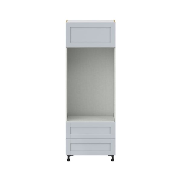 Hugo&Borg Charlesberg 30 x 84.5 x 24.88-in Light Grey Door and Drawer Pantry Semi-Custom Cabinet