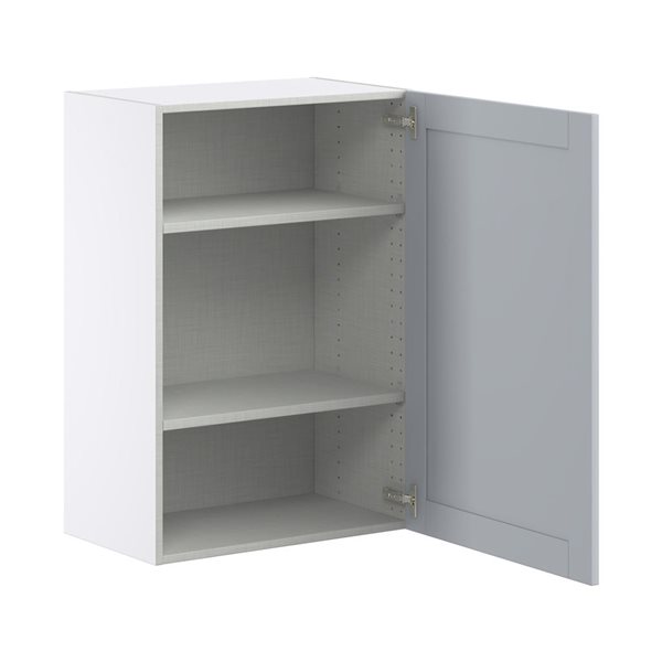 Hugo&Borg Charlesberg 24 x 35 x 14.88-in Light Grey Door Wall Semi-Custom Cabinet