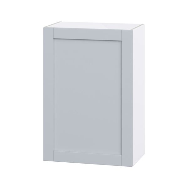 Hugo&Borg Charlesberg 24 x 35 x 14.88-in Light Grey Door Wall Semi-Custom Cabinet