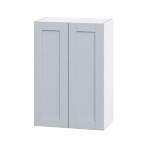 Hugo&Borg Charlesberg 24 x 35 x 14.88-in Light Grey Door Wall Semi-Custom Cabinet