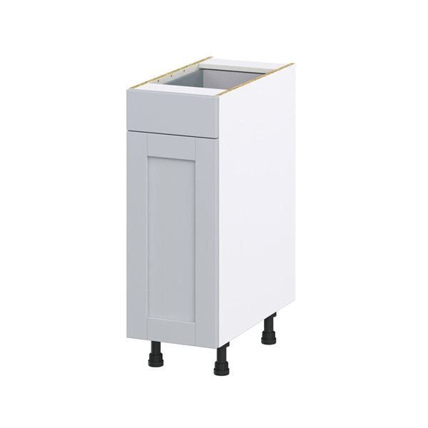 Hugo&Borg Charlesberg 12 x 34.5 x 24.88-in Light Grey Door and Drawer Base Semi-Custom Cabinet