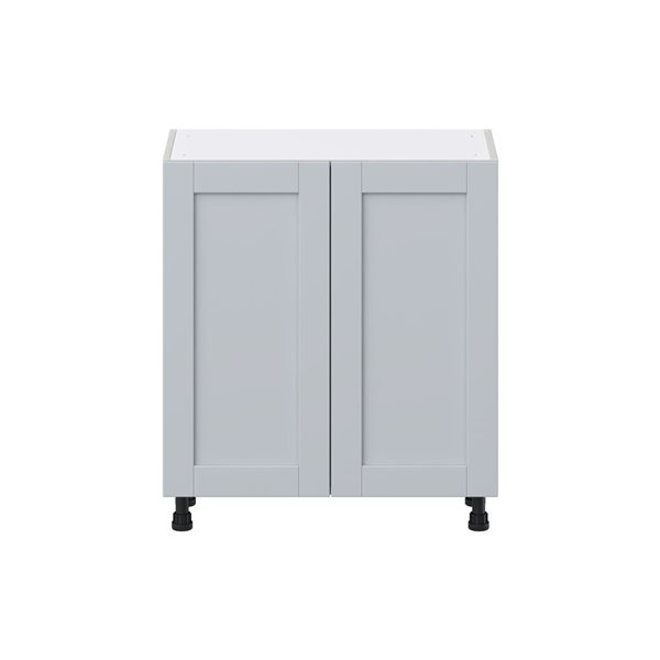 Hugo&Borg Charlesberg 30 x 34.5 x 14.88-in Light Grey Door Base Semi-Custom Cabinet