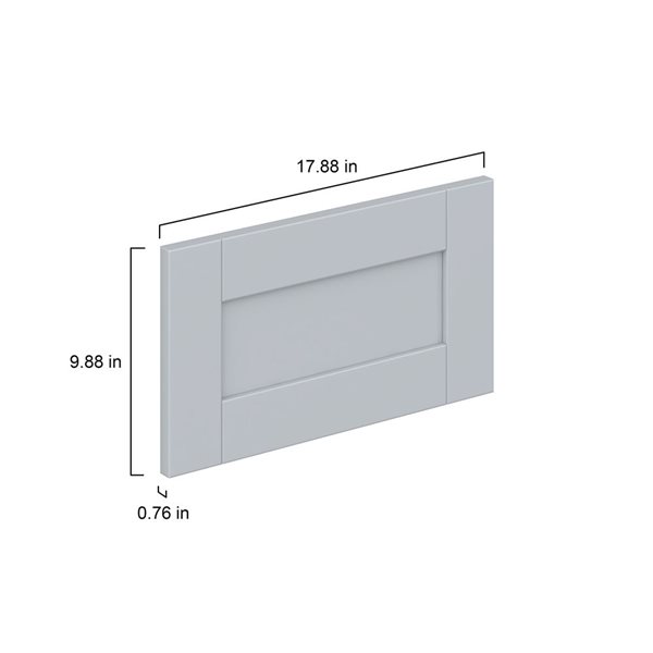 Hugo&Borg Charlesberg 17.88 x 9.88 x 0.75-in Cabinet Drawer Front